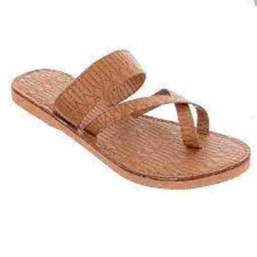 Women Comfortable Stylish Casual Wear Slip Residence Leather Brown Chappal