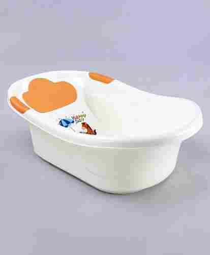 Durable And Heavy Duty Non-Slip Design White And Strong Baby Bath Tub 