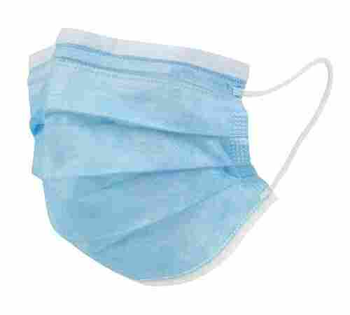 Lightweight Comfortable Earloop Breathable Anti Pollution 3 Ply Blue Surgical Disposable Face Mask