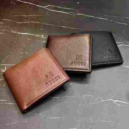 Stylish Foldable Mens Leather Wallets for Carrying Card, Coins and Cash