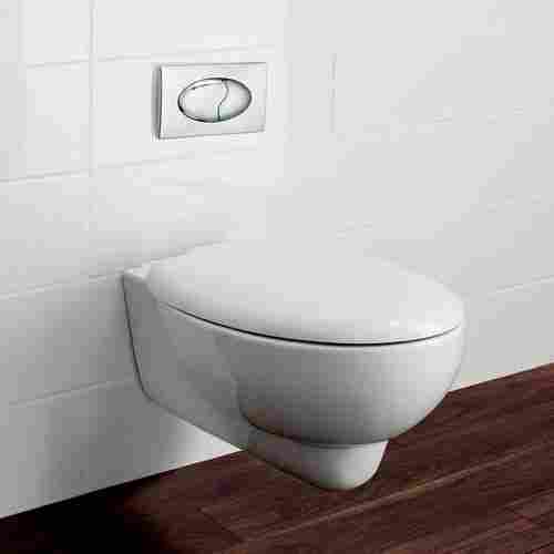 30 Inch Size White Wall Hung Ceramic Commode For Bathroom Fitting