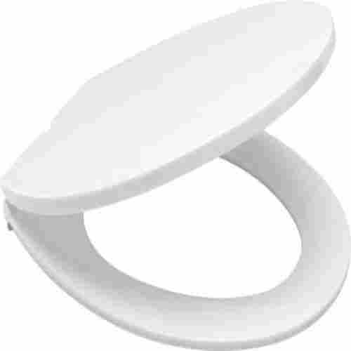 White Pvc Plastic Semi Round Light Weight Western Toilet Seat Cover For Bathroom