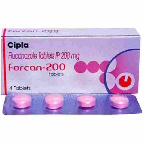 Cipla Forcan-200 Fluconazole Tablets Ip 200 Mg, Pack Of 4 Tablets