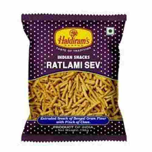 Haldiram Ratlami Sev - Extruded Snack Of Bengal Gram Flour And Clove