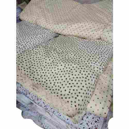 Knitted And Pigment Printed 100% Polyester Fabric With Jacquard Style Polka Dots