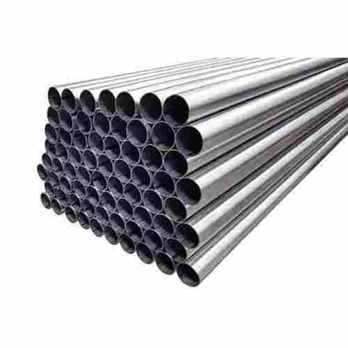 Silver Color Galvanized Hot-Rolled 304 Stainless Steel Round Pipes, 6 Meter Length