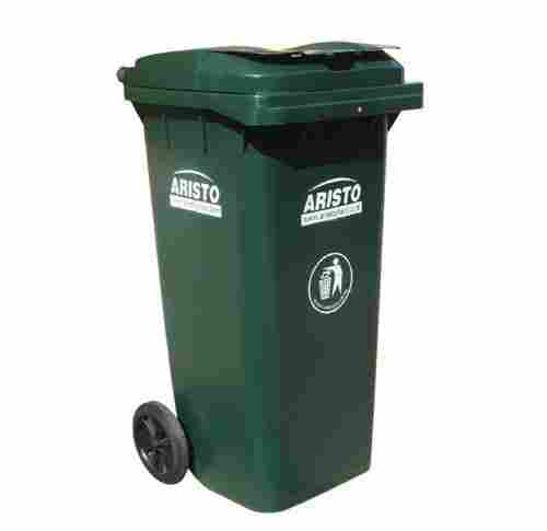 For Heavy Duty And Durable Green 120l Wheeled Dustbin, For Industrial