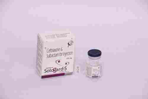 Sologard-S Ceftriaxone And Sulbactam Antibiotic Injection, 375 MG