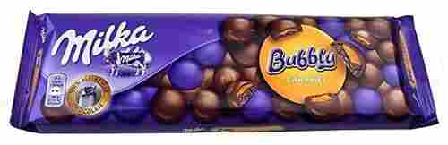 Rich In Caramel And Chocolate Milky Flavor Delicious Tasty Bubbly Milka 