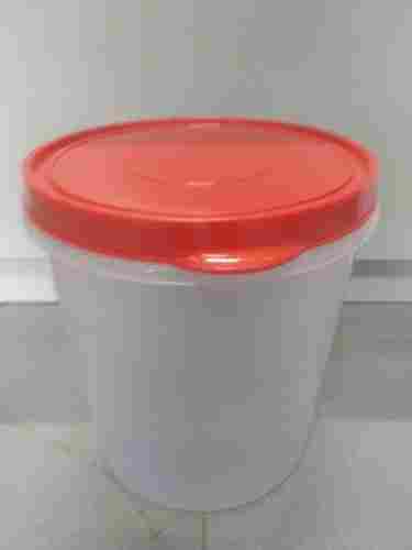 Transparent Round Plastic Airtight Container for Pickle Storage