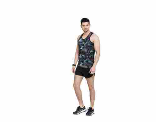 Comfortable Multi Color Sublimation Athletic Polyester Vest For Men'S Wearing