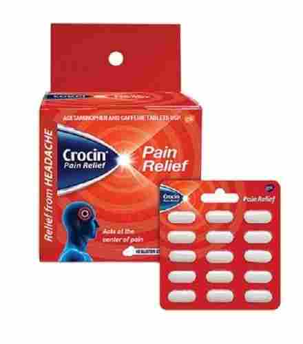 Crocin Pain Relief Tablet Pack Of 30 Tablets