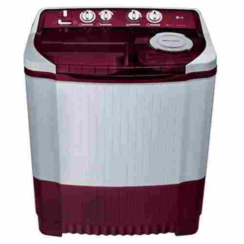 Lg White Red Colour Semi-Automatic Electric Washing Machine With 240 Volts And Good Quality