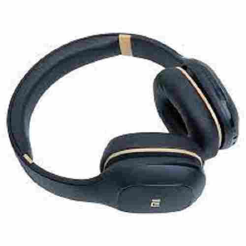 Good Quality Sound And Fashionable Look Black Golden Color Wireless Headphones 