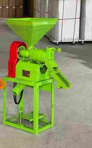 Iron Material Mini Rice Mill Green Colour Used For Grinding Of Rice