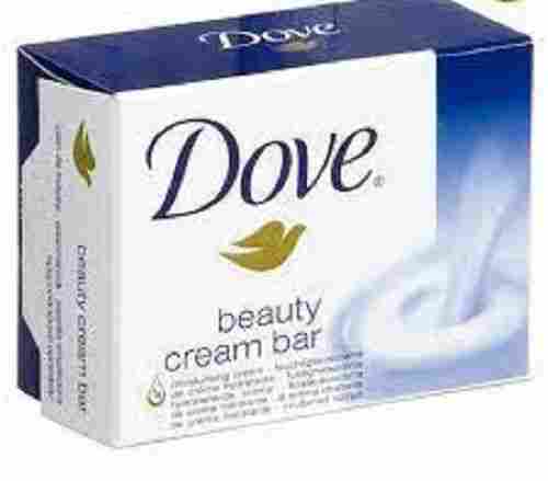 White Color Dove Bath Soap Leaves Your Skin Feeling Soft And Smooth 