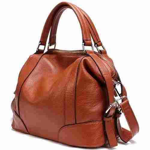 Brown Ladies Grain Leather Hand Bag Looking For A Classic, Timeless Handbag Look No Further Than This Beautiful Brown Grain Handbag.