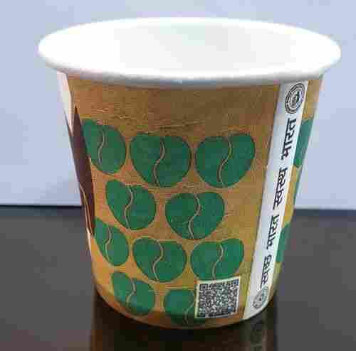 Orange Color Disposable Eco Friendly Paper Cup For Tea ,Coffee And Cold Drink
