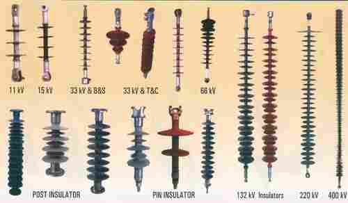 Electrical Pin And Post Insulators For Power Transmission
