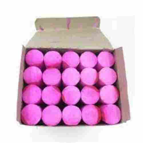 High-Quality Easy To Remove Dust Less Pink Colour Chalk, For Blackboard