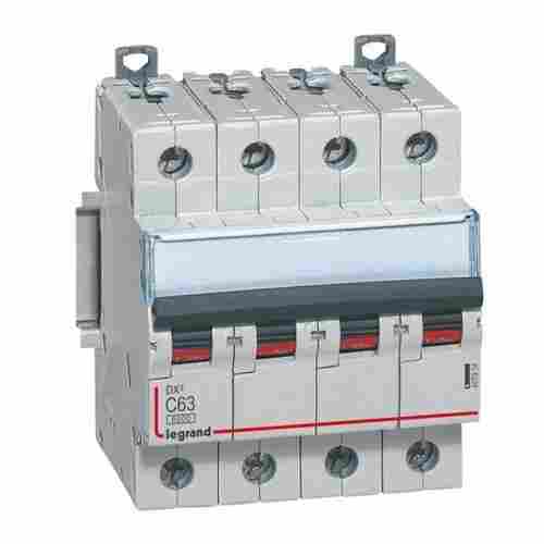 63 Ampere Rated Current Legrand 4 Pole Miniature Circuit Breaker For Hotel, Home, Industrial