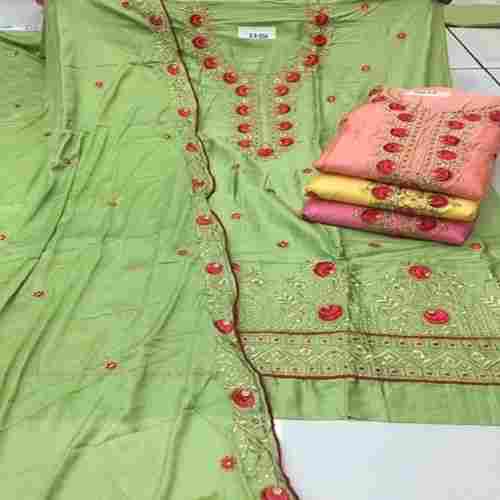 Ananya Unstitched Ladies Embroidered Patiala Salwar Kameez Suit