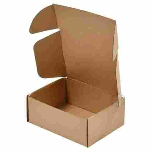 Cardboard Paper Single Wall Plain Brown Corrugated Packaging Boxes