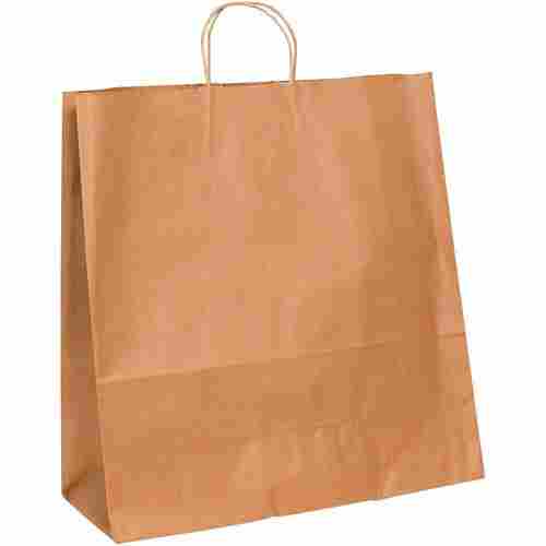 Durable Simple Crafted Flat Folding Better Quality Paper Brown Bag