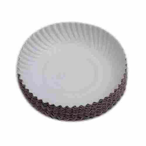 Light Weight And Eco Friendly White Color Disposable Paper Plate For Catering Events