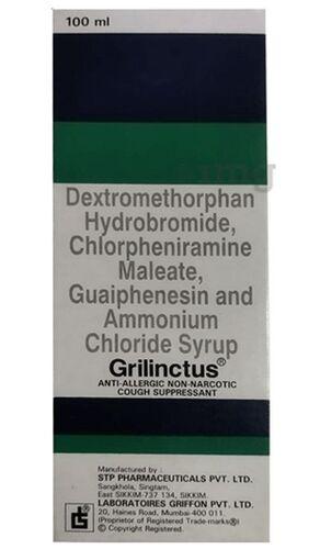 Grilinctus Anti Allergic Cough Syrup  Drug Solutions