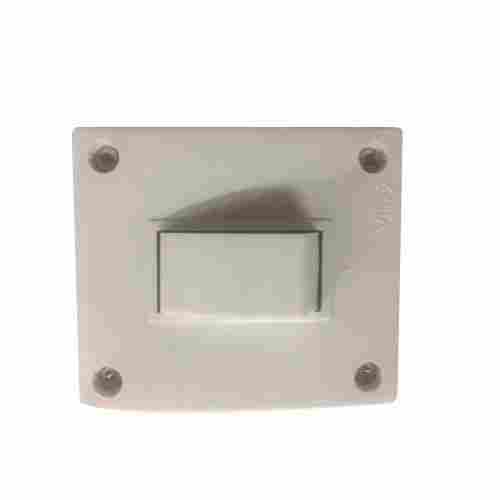 Heavy Duty White Color Pvc Electrical Switch For Home And Office Usage