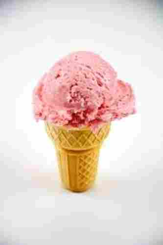 Pink Cream Sweet And Tasty Crispy Ice Cream Is Cold And Refreshing, Perfect For A Hot Summer Day