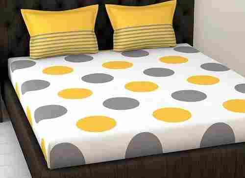 100 Percent Pure Cotton Super Soft Multicolor Double Bedsheet With Pillow Covers