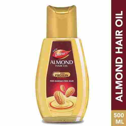 500 Ml Soyaprotein And Vitamin Enriched Dabur Almond Hair Oil For Damage Free Hair Oil