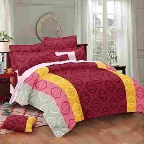 Soft, Comfortable And Lightweight 100% Pure Cotton Designer Printed Double Bed Sheet With 2 Pillow Covers