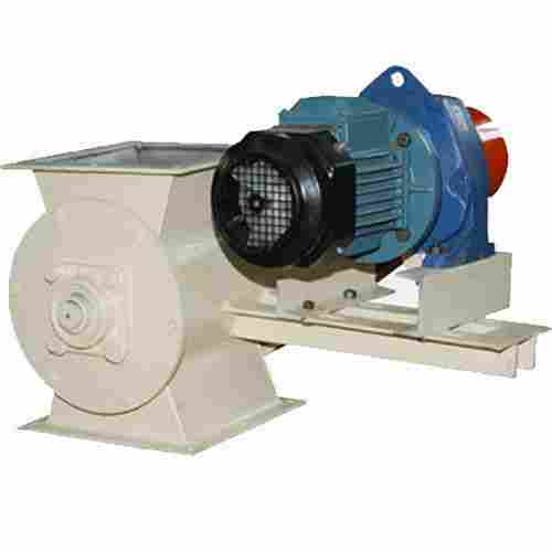 Semi Automatic Caste Iron White And Blue Rotary Feeder