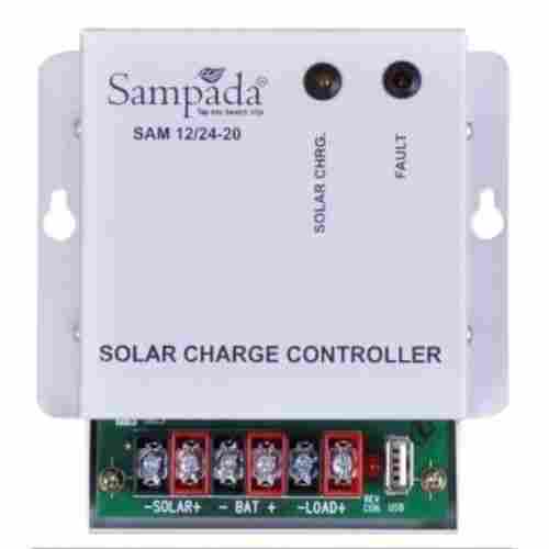  24 Volt,250 Watt,20 Amp Manual White Solar Charge Controller