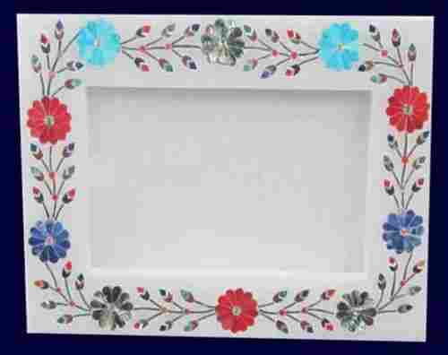 Decorative And Beautiful Designer White Marble Photo Frame For Home 