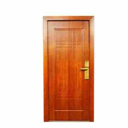 Eco Friendly Termite Resistant Strong And Solid Rectangular Brown Wooden Door