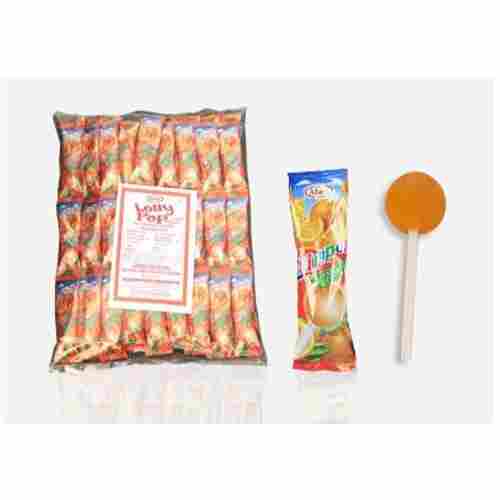 Mouthwatering Delicious Tasty Sweet Rich Fruit Taste Orange Lollipop Candy
