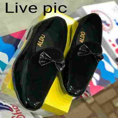 Comfortable Black Low Heel Casual Leather Aldo Loafers