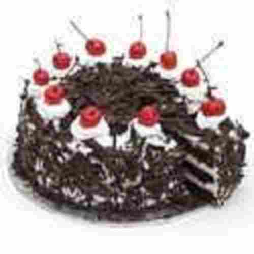 Elegant Look Mouth Watering Sweet Taste With Cherry Topping Chocolate Cake