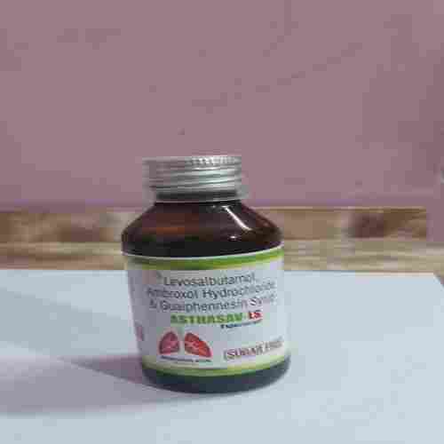 Levosalbutamol. Ambroxol Hydrochloride And Guaiphennesin Syrup 100 Ml