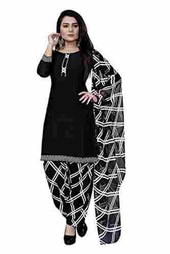 Comfortable Trendy Fashionable Black Salwar Suit 