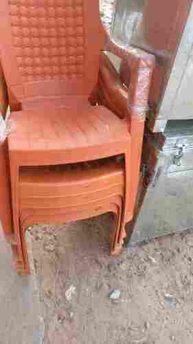 Light Weight Heavy Duty Strong And Solid Highly Durable Orange Plastic Chair