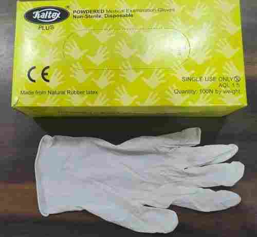 Natural Rubber Latex Powdered Examination Gloves