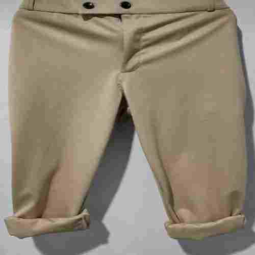 Cotton Brown Coloured Comfortable And Flexible Lycra Pants 