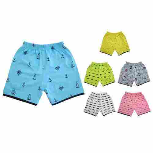 Cotton Printed And Breathable Skin Friendly Shorts For Boys Kid