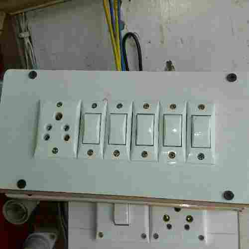 White High Quality Electrical Switch Board With Resistant Material 
