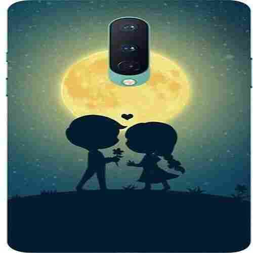 Couple Love Moon Designer Printed Hard Mobile Back Cover For Mobile Body Protection